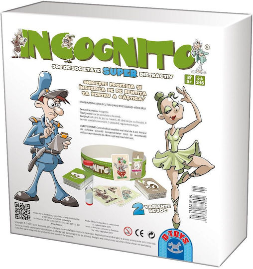 Joc de Societate Incognito pentru 2+ Jucători 5+ Ani D-Toys