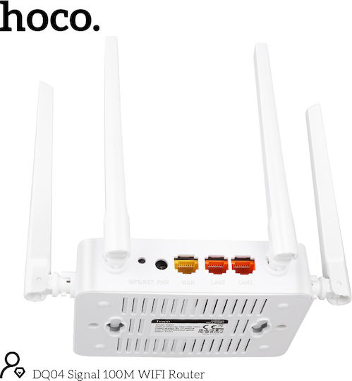 Hoco DQ04 Drahtlos Router mit 3 Anschlüssen Ethernet