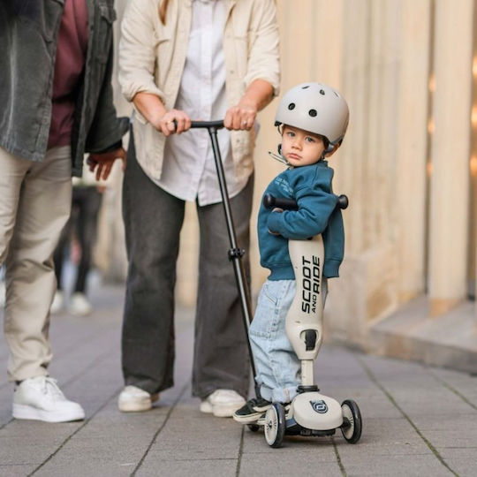 Scoot & Ride Kids Scooter Highwaykick 1 3-Wheel with Seat for 1-5 Years Gray