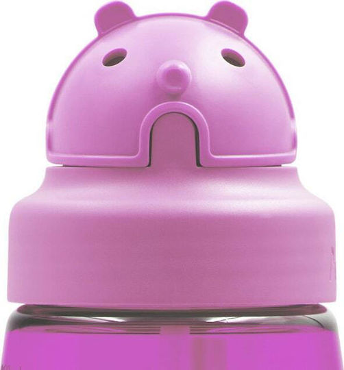Laken Kids Water Bottle Plastic with Straw Non Spill Formage Tritan 450ml