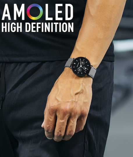 Reflex Active Series 42 Oțel inoxidabil 43mm Smartwatch (Negru)