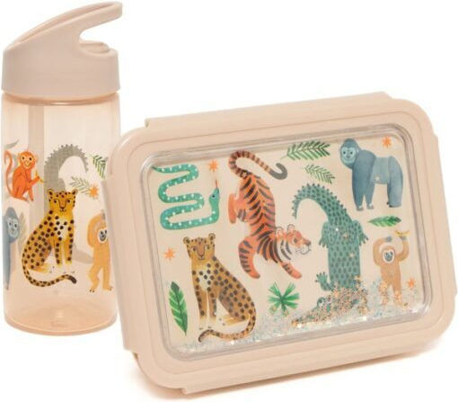 Petit Monkey Παγούρι Νερού 380ml Upside Down Animals