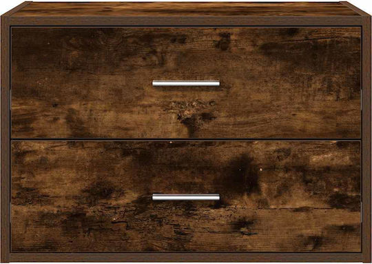 Office Storage Drawer Wooden Smoky Oak 60x31x40cm