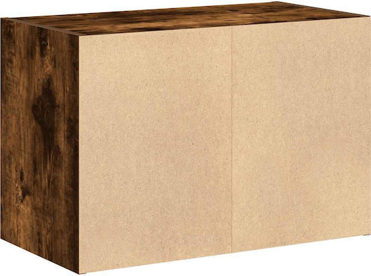 Office Storage Drawer Wooden Smoky Oak 60x31x40cm