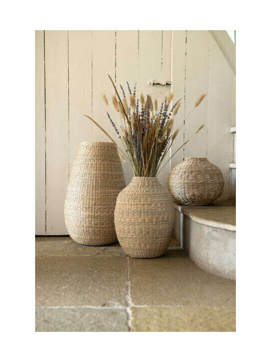 Βάζο Διακοσμητικό Large Seagrass Bamboo Natural