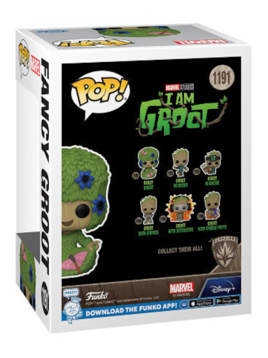 Funko Pop! Marvel: I Am Groot - Groot Fancy 1191 Bobble-Head