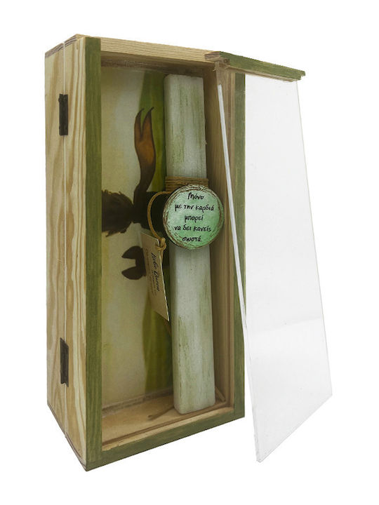 Easter Candle The Little Prince Round Handmade with Box-Frame