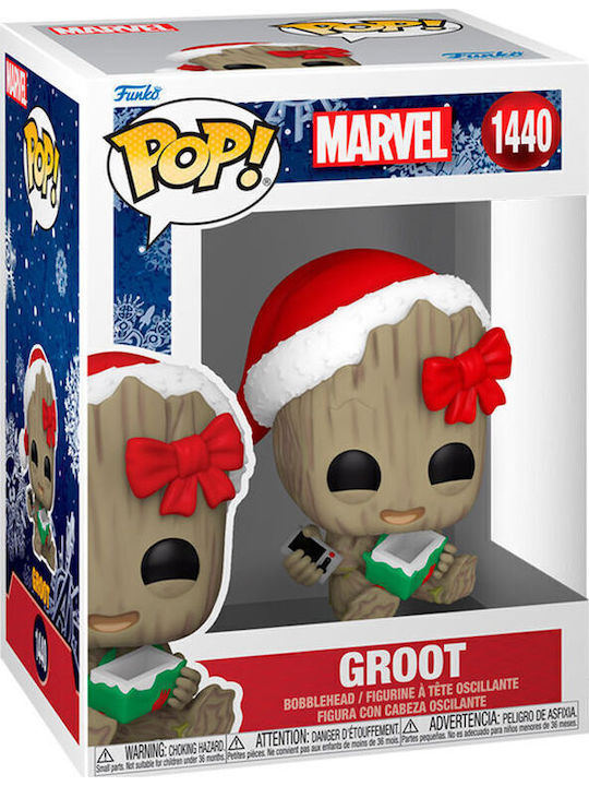 Funko Pop! Marvel: Groot Holiday Bobble-Head Funko Pop! Marvel: Groot Holiday Bobble-Head