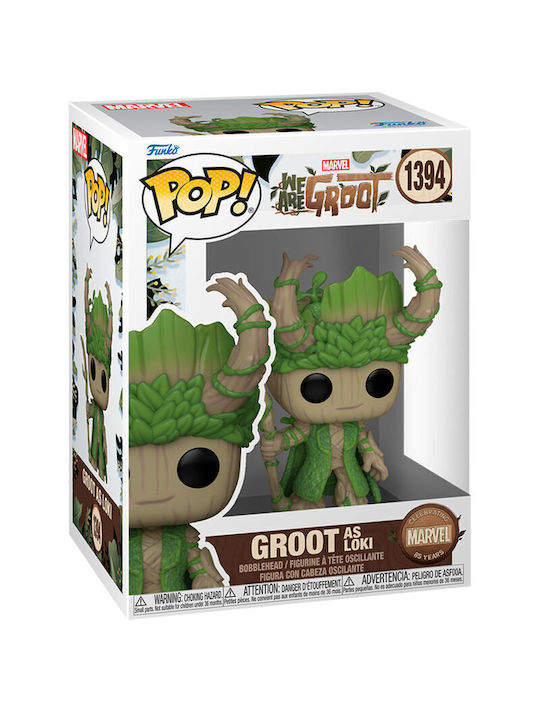 Funko Pop! Marvel: Groot as Loki Bobble-Head