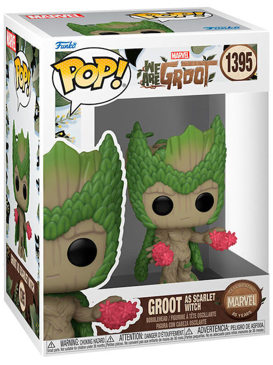 Funko Pop! Marvel: Groot as Scarlet Witch Bobble-Head