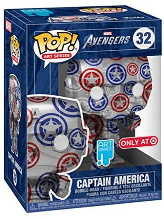 Funko Pop! Bobble-Head Marvel: Avengers - Captain America 32 Special Edition