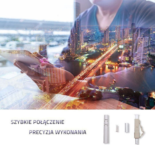 Σύνδεσμος Οπτικών Ινών Qoltec Qoltec Lc Multimode 3,0 Mm Κιτ Τοποθέτησης 200 Τεμ 13405382 5901878544502