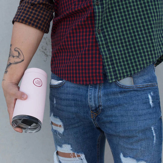 Cool Bottles Bottle Thermos Stainless Steel 330ml Soft Pink