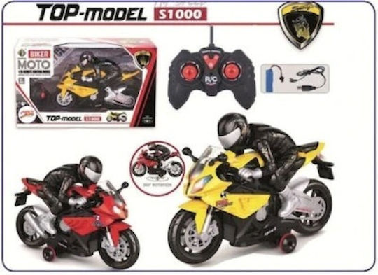 Zita Toys Ferngesteuertes Motorrad Gelb