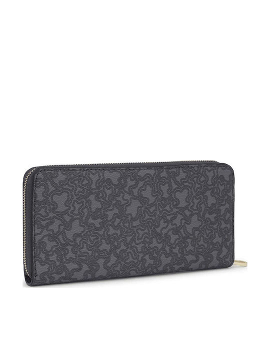 Tous Kaos Large Women's Wallet Classic Gray