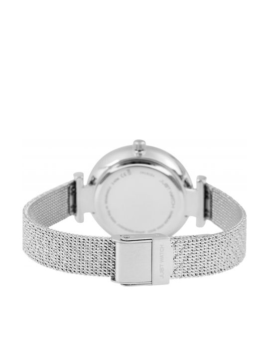 Just Watch Women's Watch with Silver Metal Bracelet