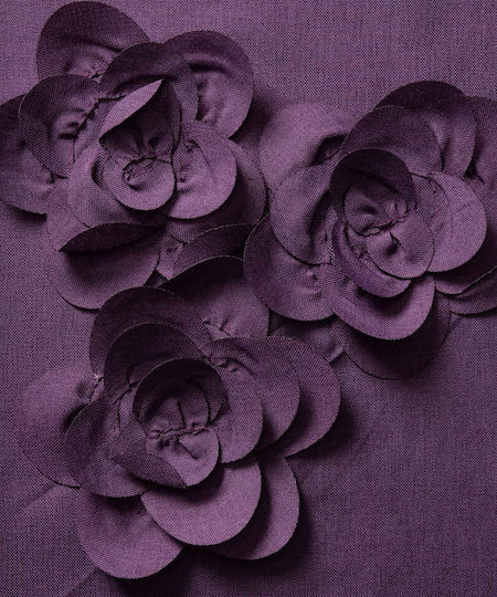 Silk Fashion Checkered 558 Purple 130x130cm Silk Fashion Checkered 558 Purple 130x130cm