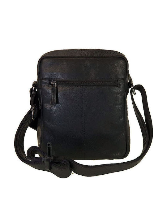 Leather Men's Bag Shoulder / Crossbody Black