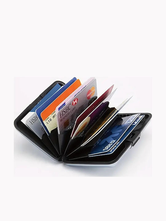 Ανδρικό Πορτοφόλι Καρτών με RFID Ροζ