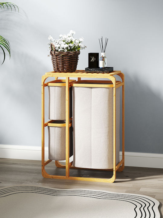 HomCom Καλάθι Απλύτων Bamboo με Καπάκι 50x32x69.7cm Μπεζ HomCom Καλάθι Απλύτων Bamboo με Καπάκι 50x32x69.7cm Μπεζ