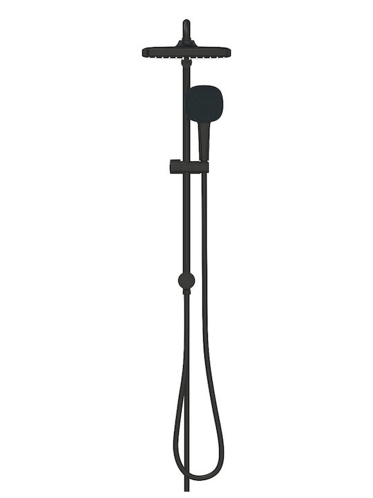 Grohe Στήλη Ντουζ χωρίς Μπαταρία 116cm Μαύρη