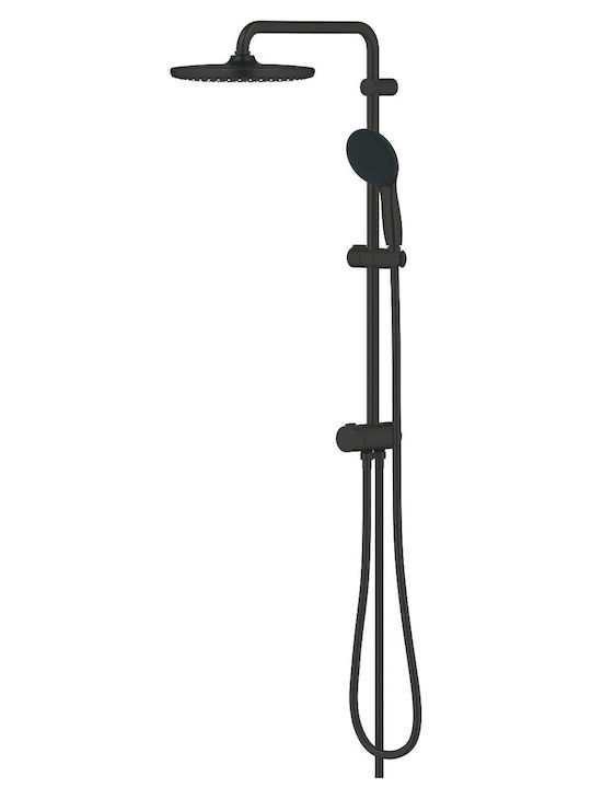 Grohe Στήλη Ντουζ χωρίς Μπαταρία Μαύρη