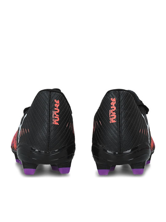 PUMA Future 8 Play Ποδοσφαιρικά Παπούτσια με Τάπες FG/AG Μαύρα