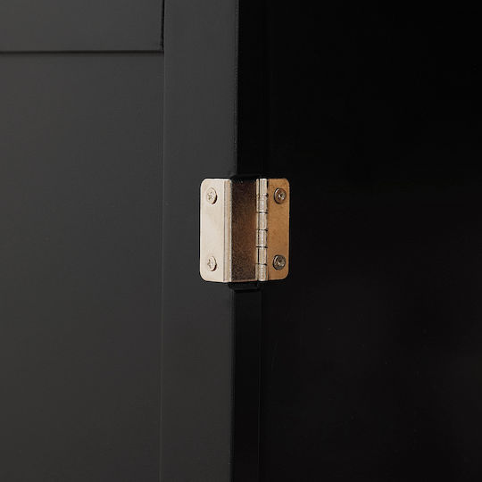 Boden Küchenschrank Schwarz 89x45x89,5cm