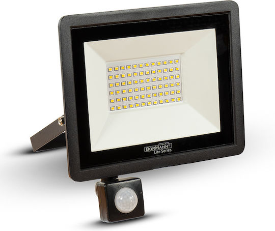 Bormann BLF1920 LED Floodlight 10W Natural White 4000K with Motion Sensor