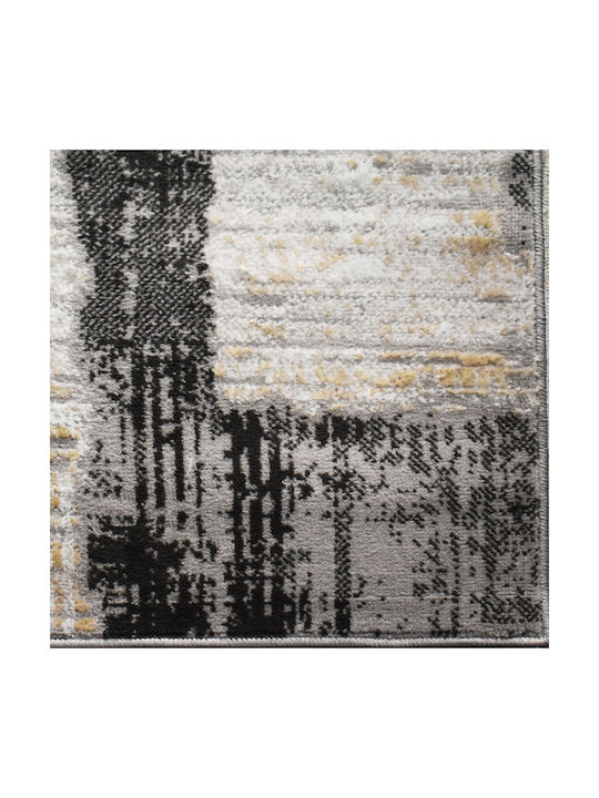Saray Home Springs Modern Bedroom Rugs Set Ivory-Dark Grey SPG09 SET 3pcs