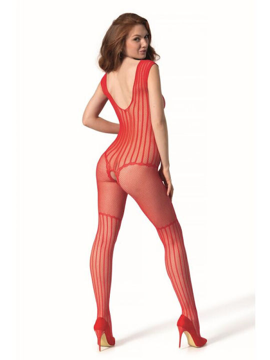 Passion Bs 103 Bodystocking Red One Size