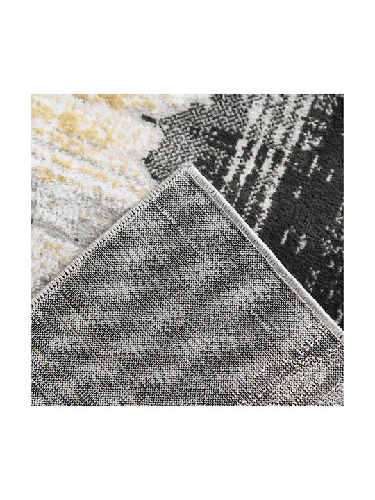 Saray Home Springs Modern Bedroom Rugs Set Ivory-Dark Grey SPG09 SET 3pcs