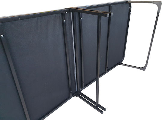 Klappbett mit Matratze 3cm Einzel Blau 180x80x38cm