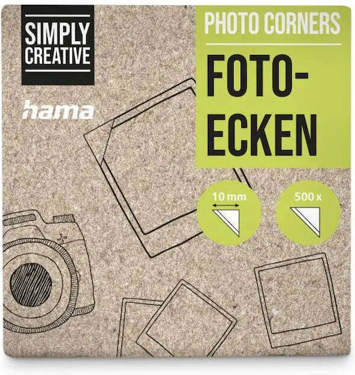 Selbstklebende Fotoecken Hama 500 Stück Transparent
