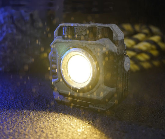 Arbeitsleuchte + LED-Taschenlampe Stufenlose Lichtfarbeneinstellung