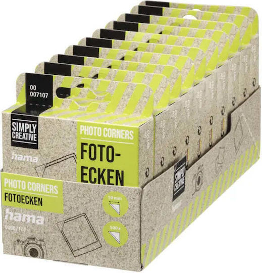 Selbstklebende Fotoecken Hama 500 Stück Transparent