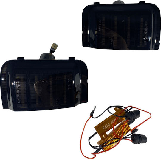 Sequential LED Mirror Indicators Fiat Ducato Citroen Jumper Promaster 2006-2019 Tinted 2pcs