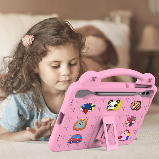 Durable Back Cover for Kids Pink Samsung Galaxy Tab S10 Plus