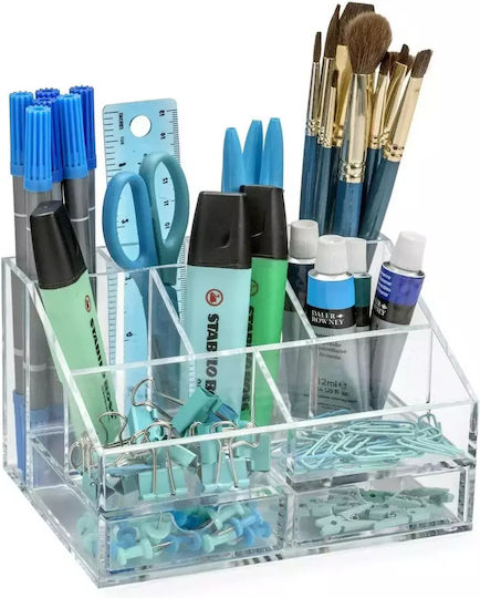 Osco Acrylic Pencil Holder 11 Slots 7846