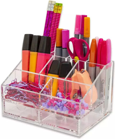 Osco Acrylic Pencil Holder 11 Slots 7846