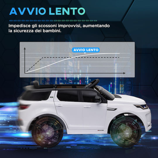 Land Rover Discovery Μονοθέσιο με Τηλεκοντρόλ Licensed 12 Volt Λευκό