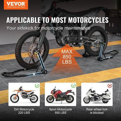 Vevor Motorcycle Front Wheel Stand with 9kg Maximum Weight