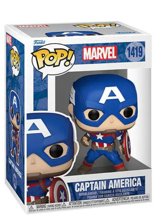 Funko Pop! Marvel: Captain America Bobble-Head