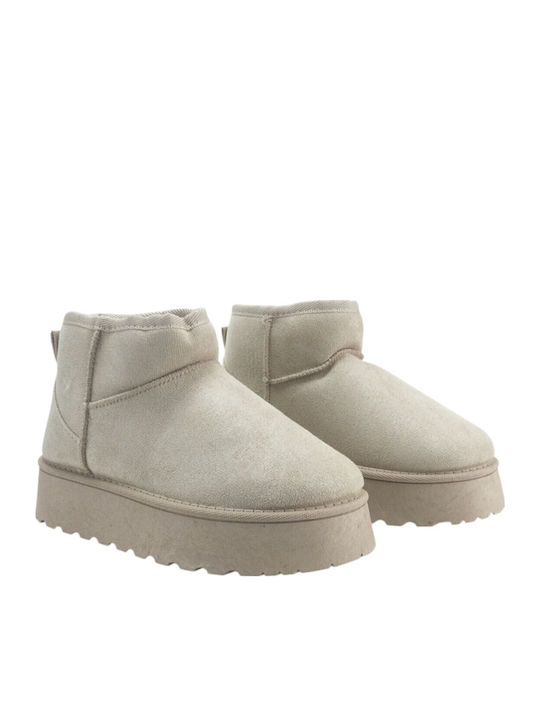 Stiefeletten Damen Khaki