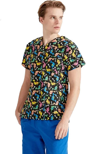 Northcure Unisex Multicolour Medical Blouse Cotton and Polyester