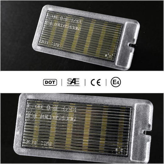 Vinstar Dome Lights Car Renault Clio / Megane / Grand Scenic Nissan Qashqai / Juke / Pulsar / Leaf 2pcs