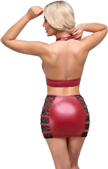 Red Top & Skirt L