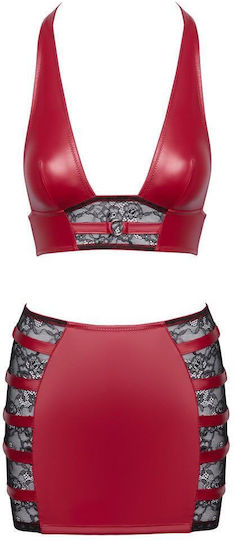 Red Top & Skirt L