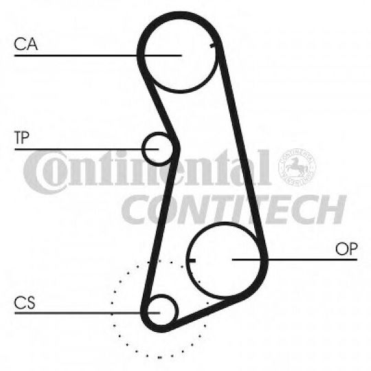 Distribution Kit Seat Cordoba 6k1 6k2 Contitech Ct637k1