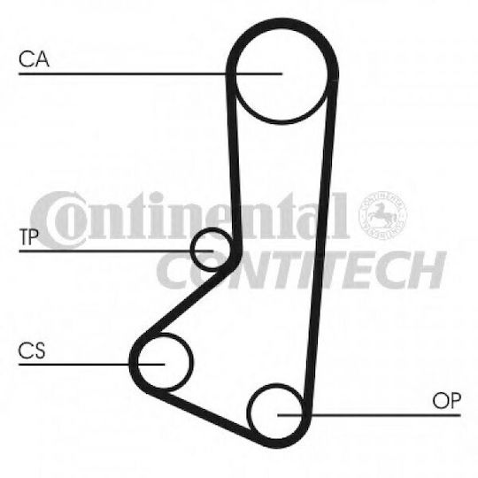 Timing Belt Kit Hyundai Sonata Ii Y-2 Contitech Ct511k2